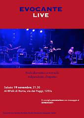 Evocante in concerto a roma